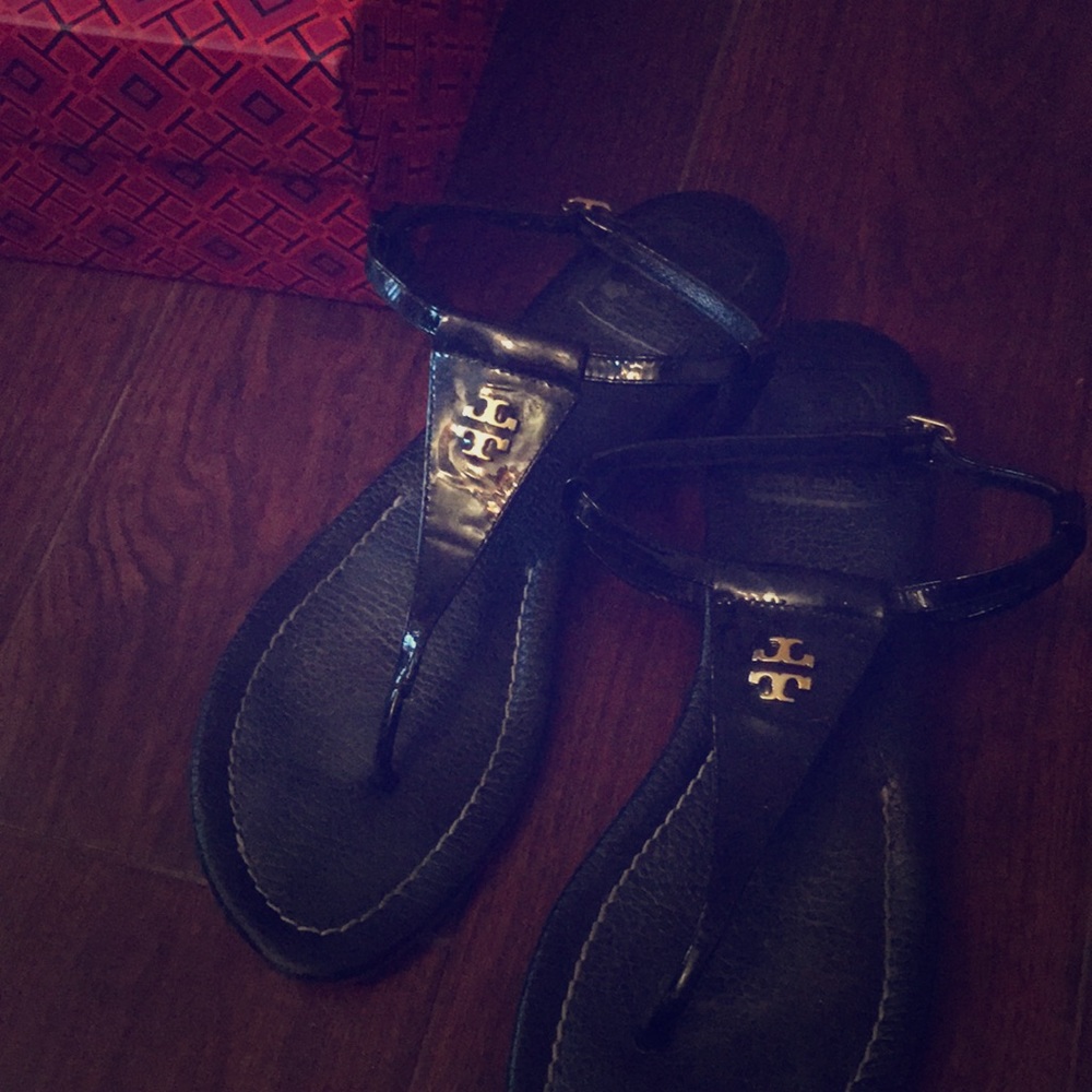 Black Tory Burch sandals